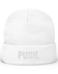 PUSH Knit Beanie (Embroidery) - PUSH.