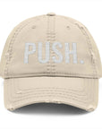 Distressed Dad PUSH Hat (Embroidery) Printify