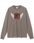 LOVELY, Vintage Washed Long Sleeve T-Shirt ODMPOD