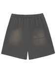 PUSH Sun Fade Raw Edge Cotton Shorts ODMPOD