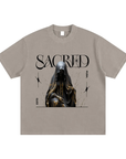 SACRED Vintage Washed Frayed T-Shirt ODMPOD