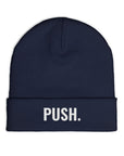 PUSH Knit Beanie (Embroidery) - PUSH.