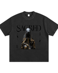 SACRED Vintage Washed Frayed T-Shirt ODMPOD