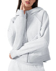 Cropped Zip-Through Hoodie ODMPOD