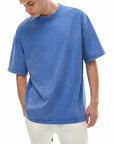 STATUE Snow Washed Oversized Cotton T-Shirt ODMPOD