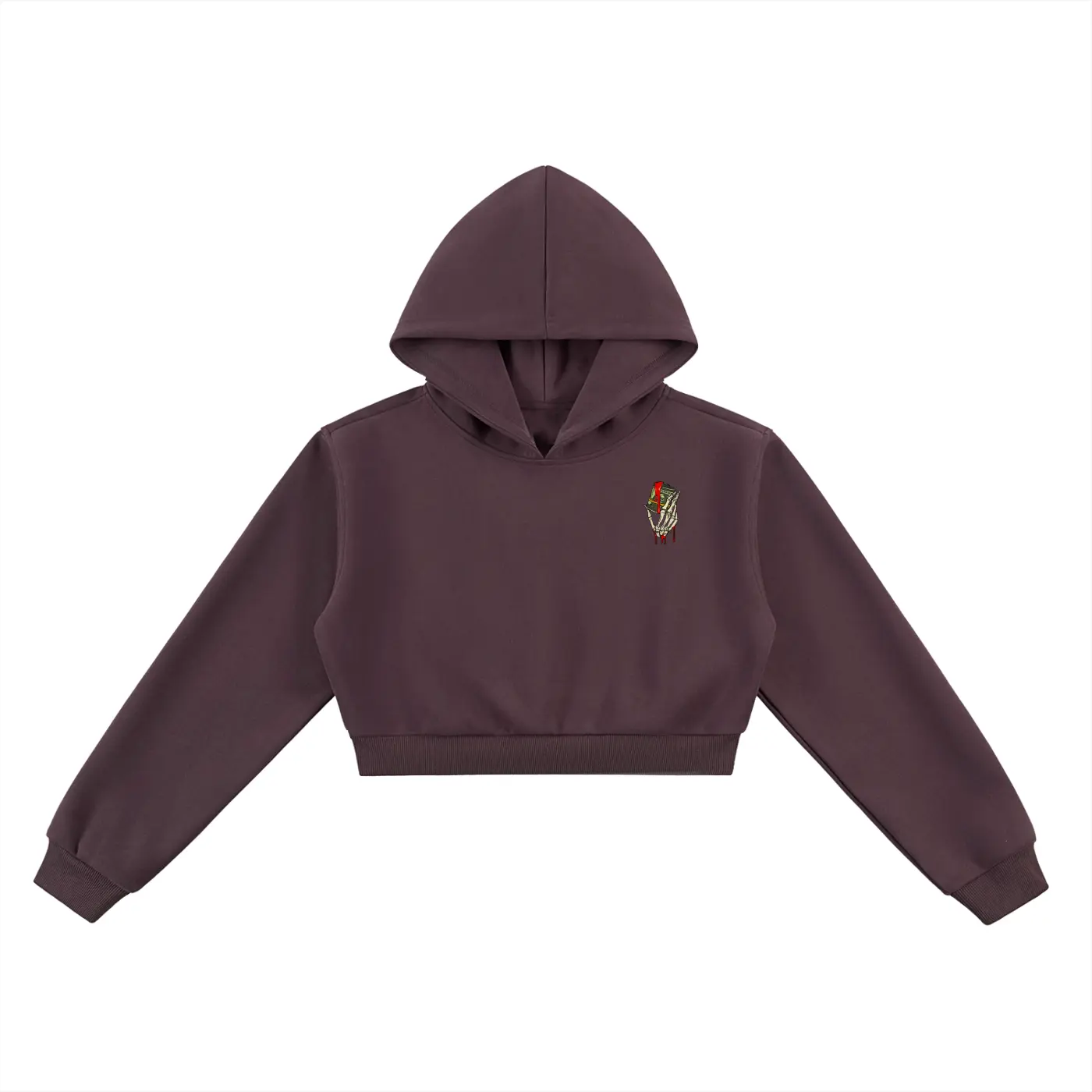 Blood Money Cropped Hoodie ODMPOD