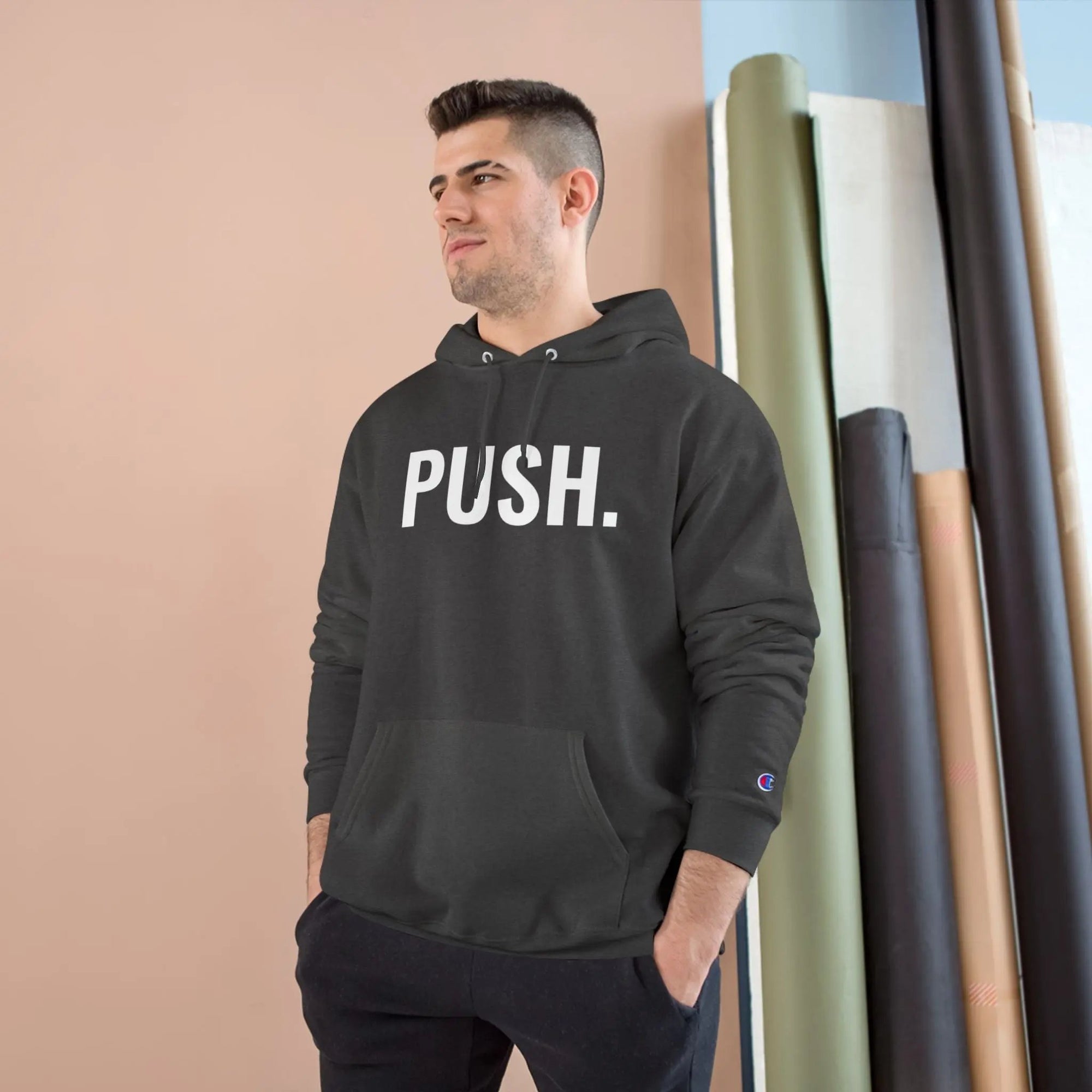 PUSH x Champion Hoodie ODMPOD