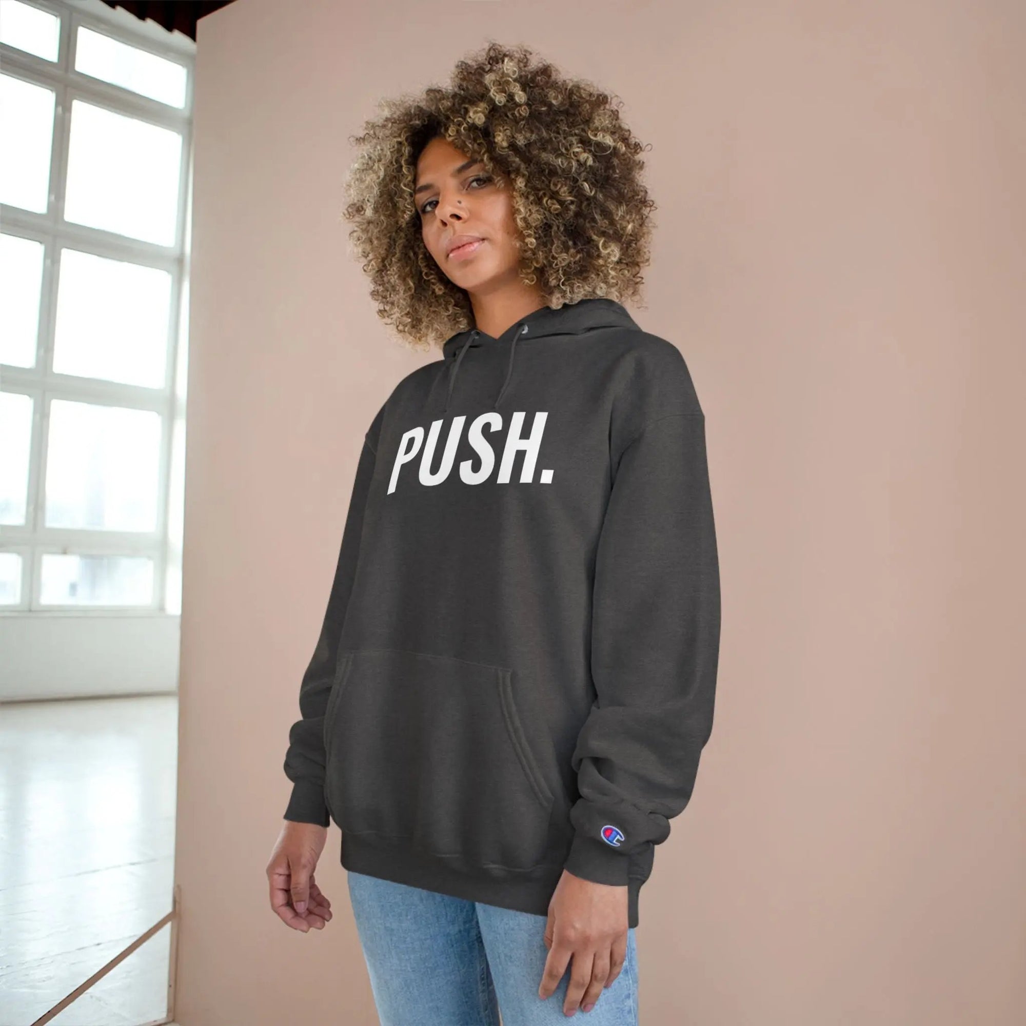 PUSH x Champion Hoodie ODMPOD