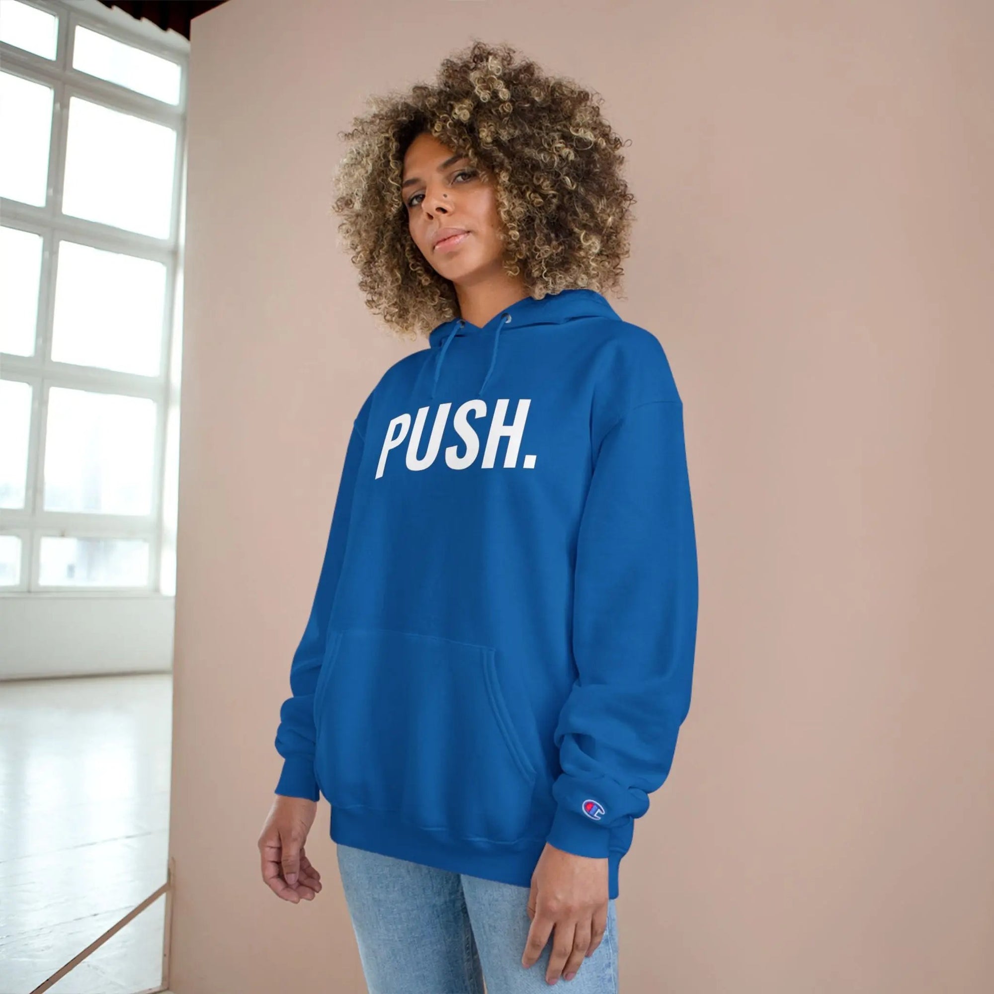 PUSH x Champion Hoodie ODMPOD