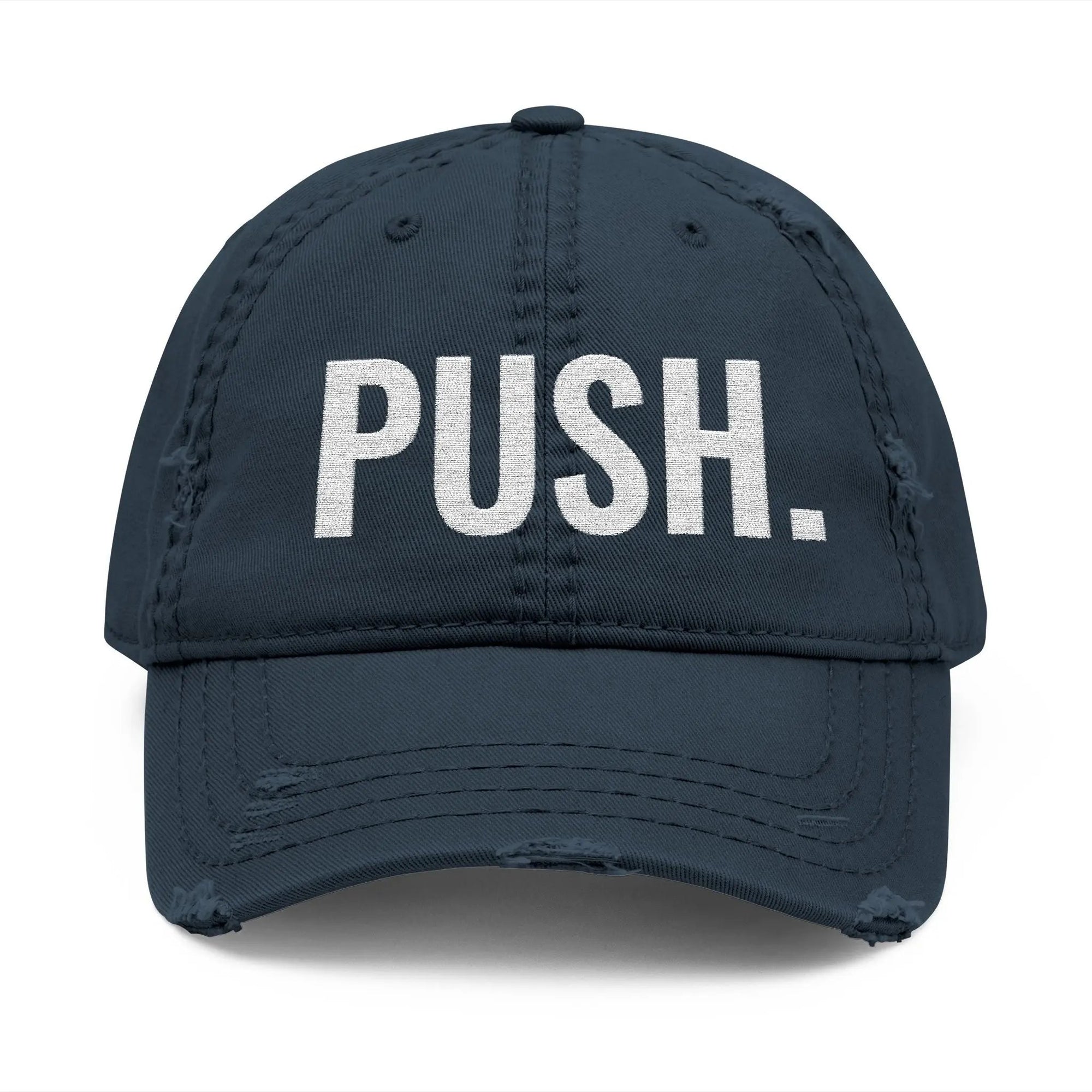 Distressed Dad PUSH Hat (Embroidery) Printify