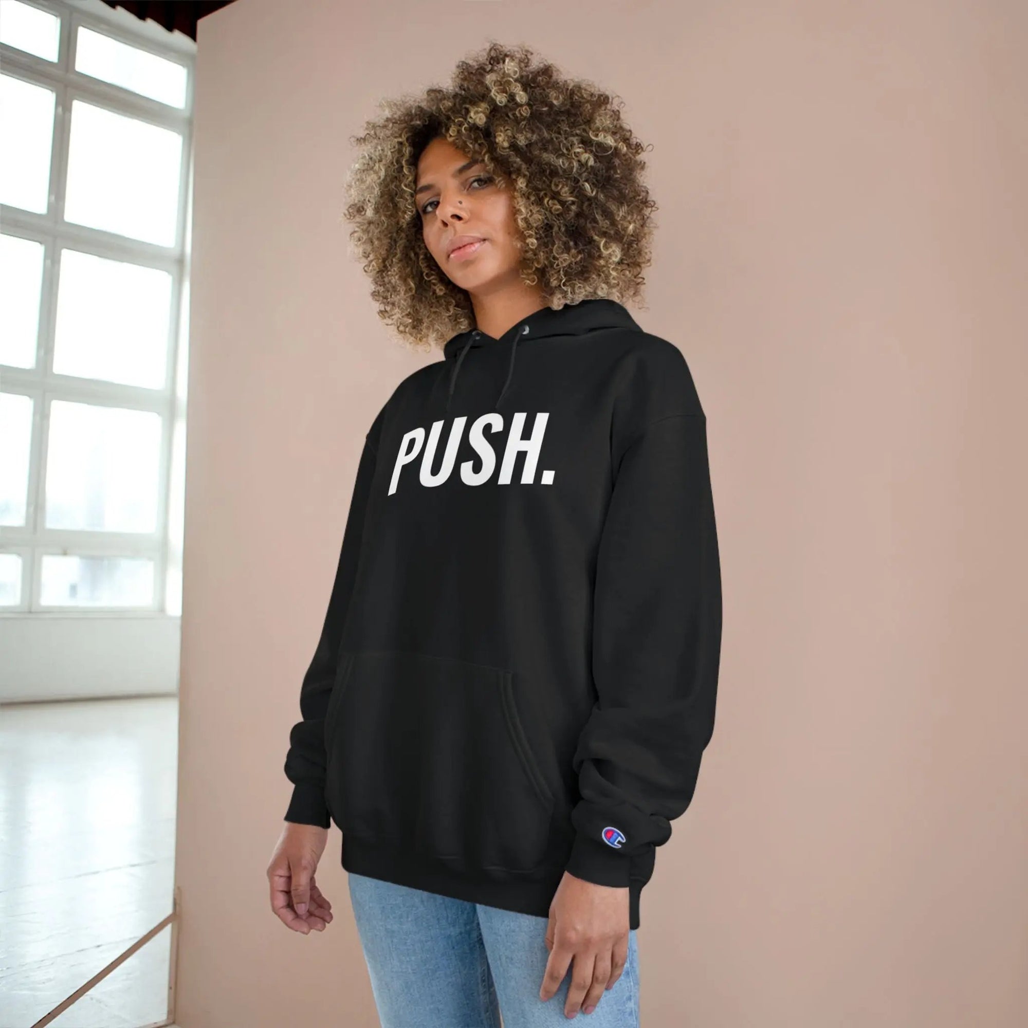 PUSH x Champion Hoodie ODMPOD