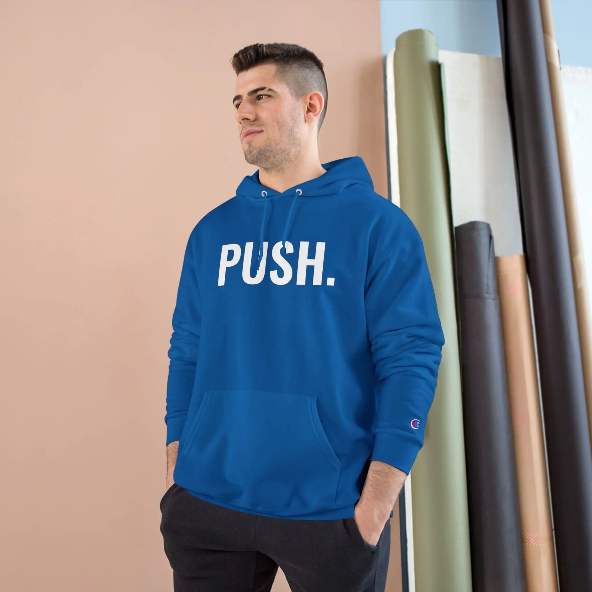PUSH x Champion Hoodie ODMPOD