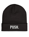 PUSH Knit Beanie (Embroidery) - PUSH.