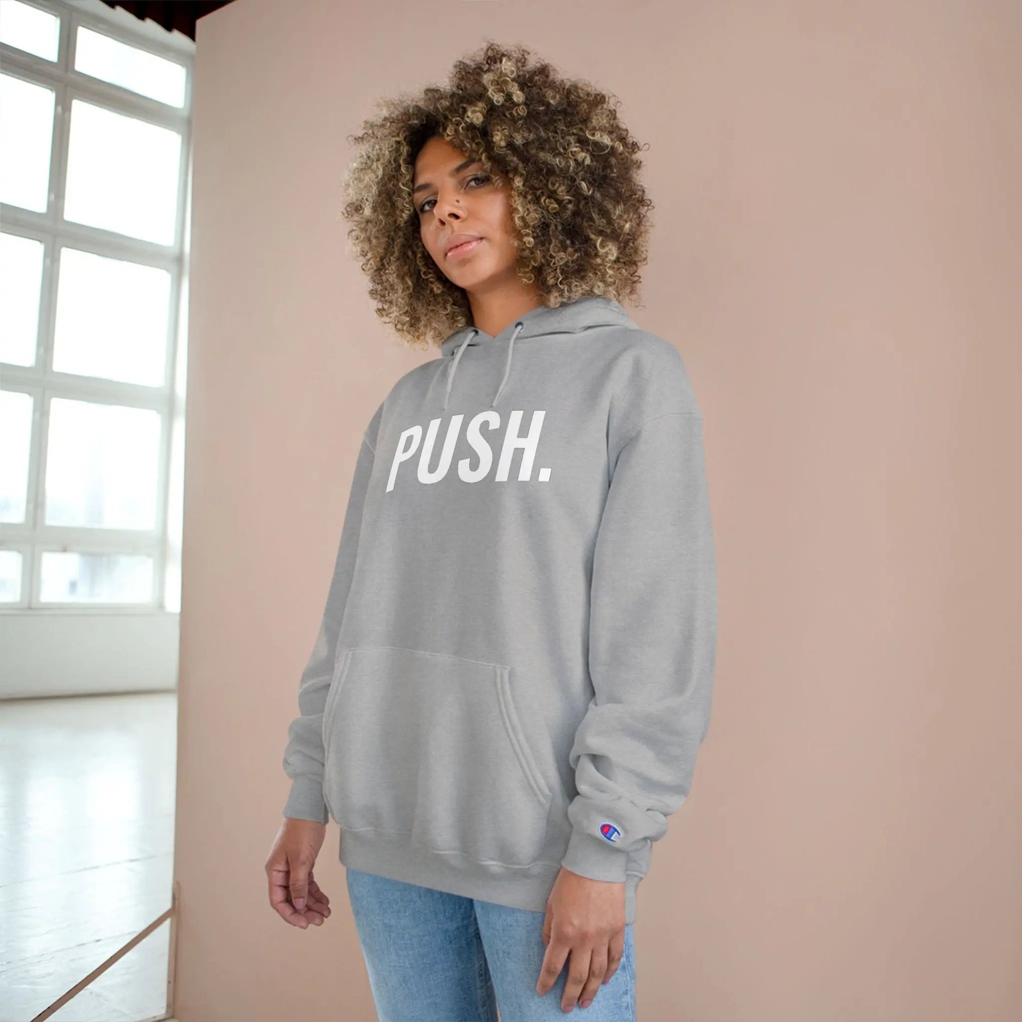 PUSH x Champion Hoodie ODMPOD