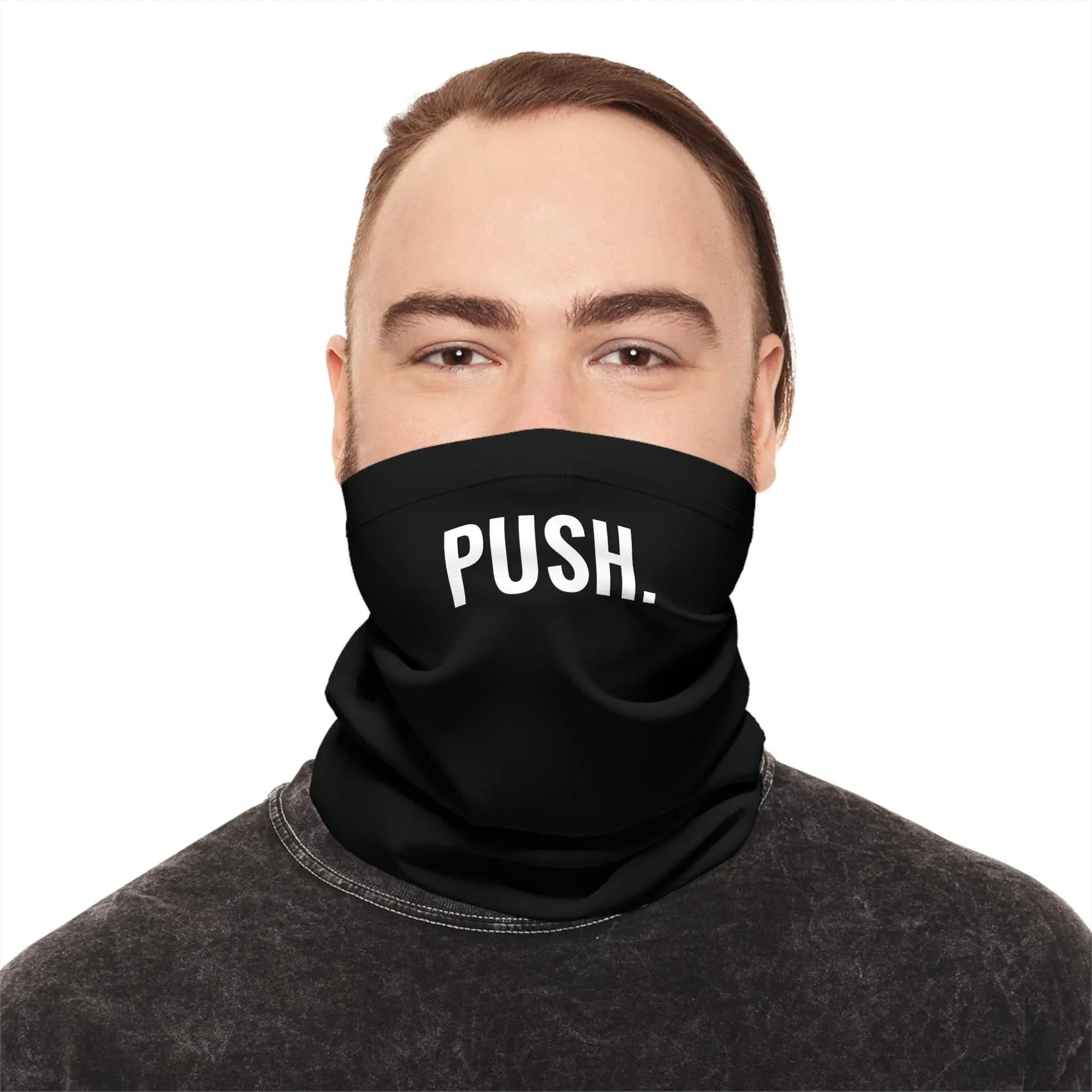 Midweight PUSH Neck Gaiter Printify