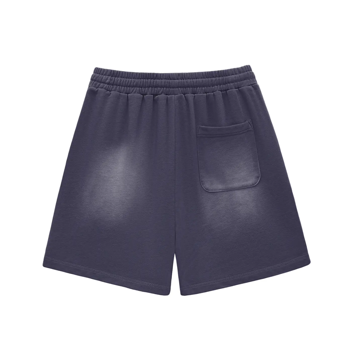 PUSH Sun Fade Raw Edge Cotton Shorts ODMPOD