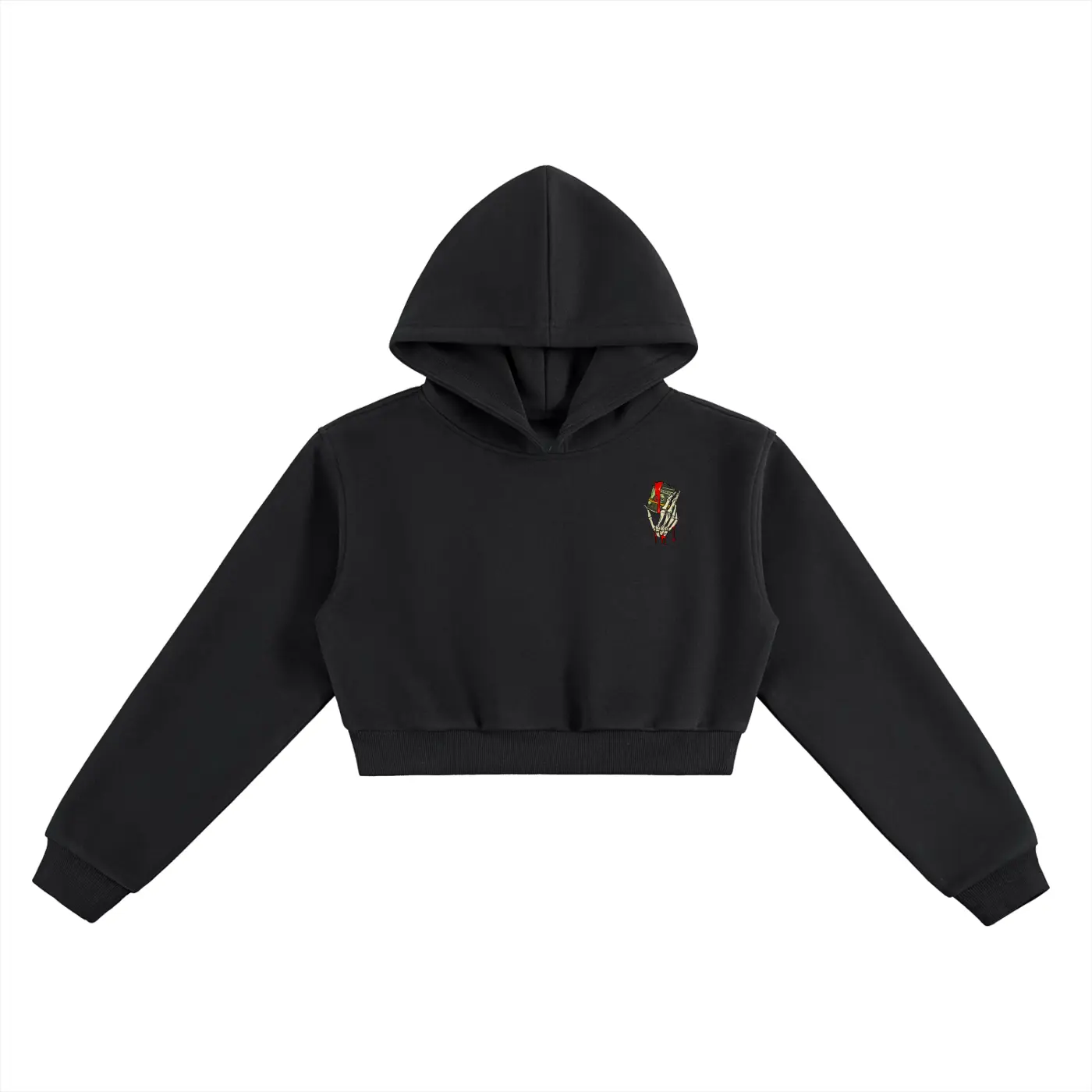 Blood Money Cropped Hoodie ODMPOD
