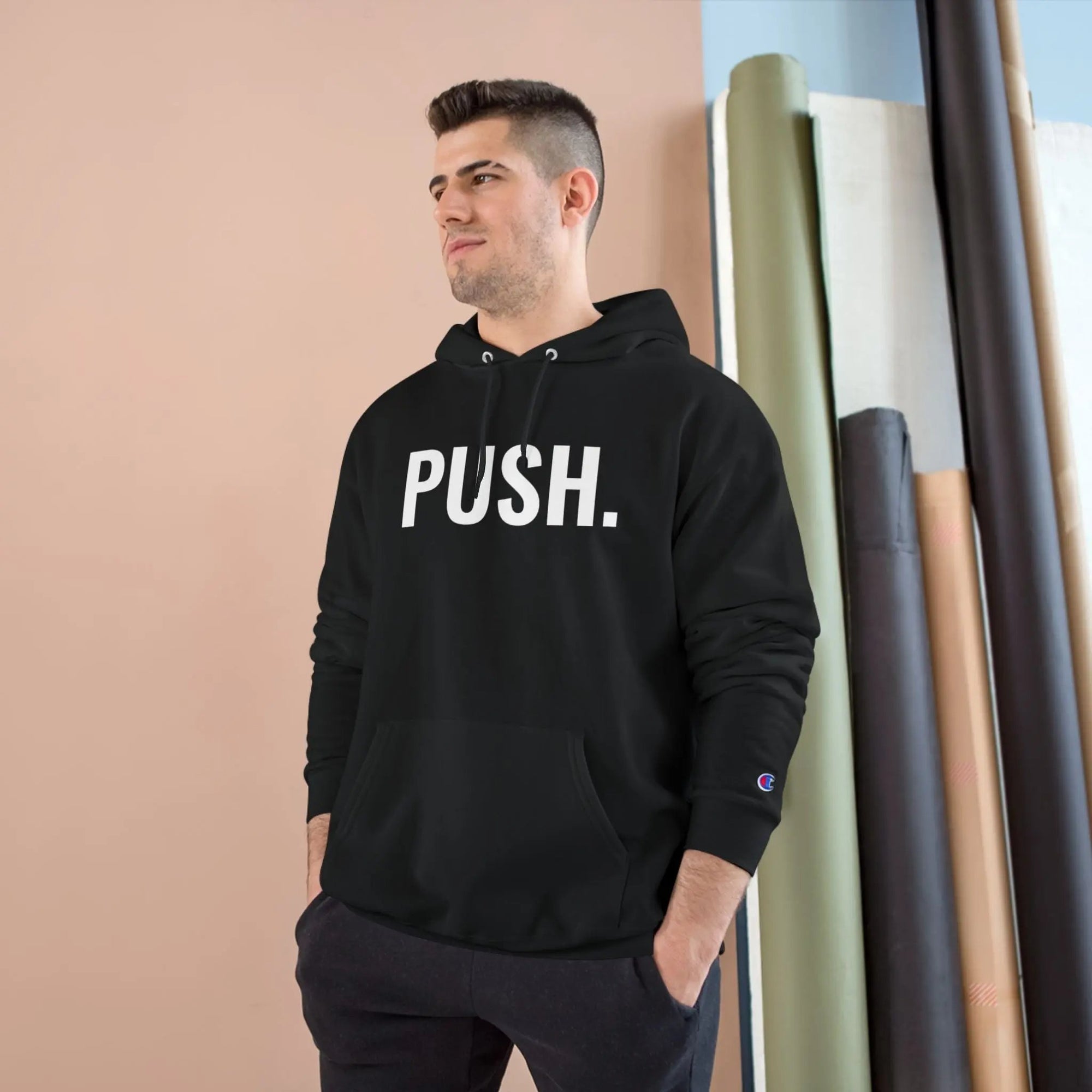 PUSH x Champion Hoodie ODMPOD