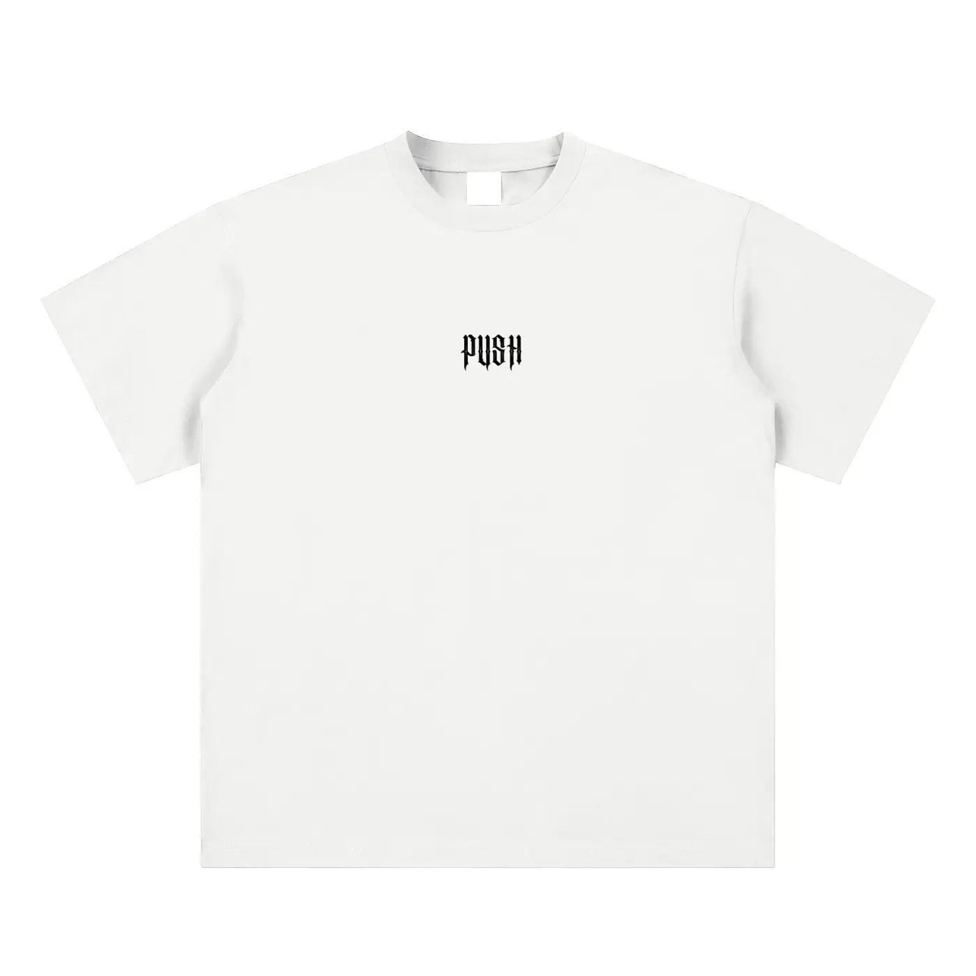 PUSH Sueded Cotton T-Shirt ODMPOD