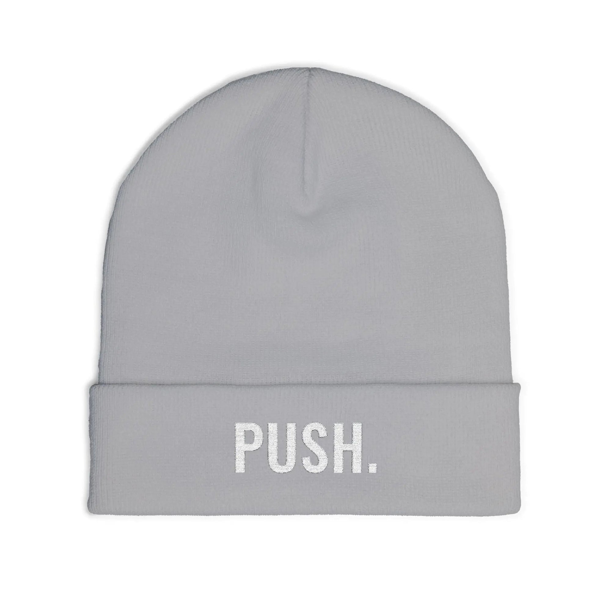PUSH Knit Beanie (Embroidery) - PUSH.