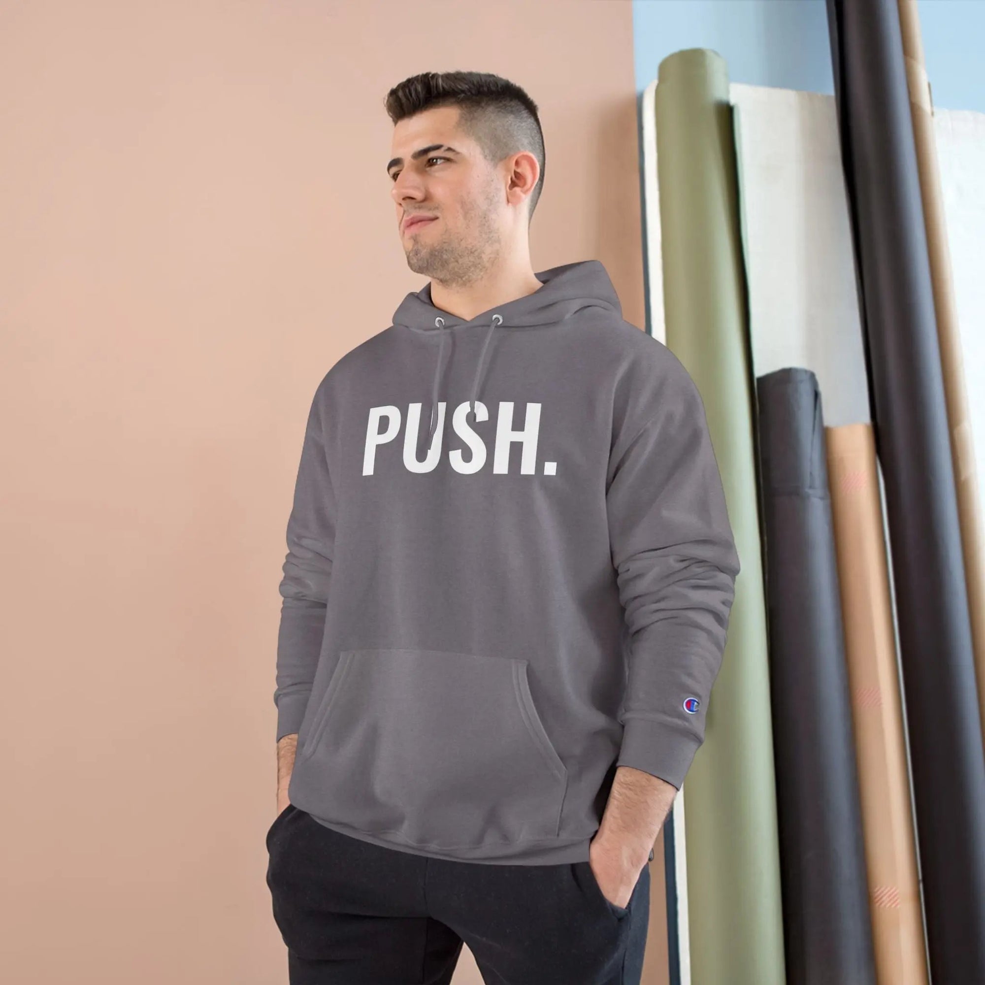 PUSH x Champion Hoodie ODMPOD