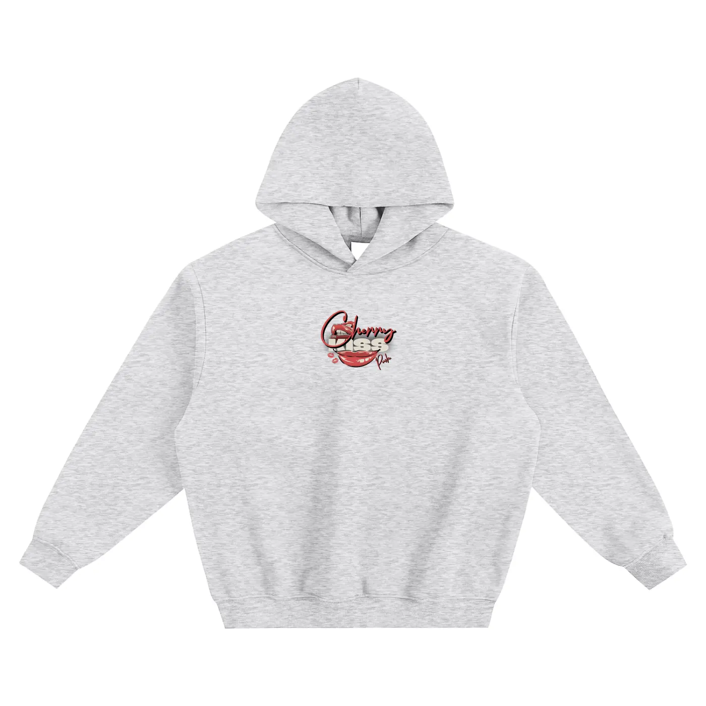 Cherry Kiss Fleeced Boxy Hoodie ODMPOD