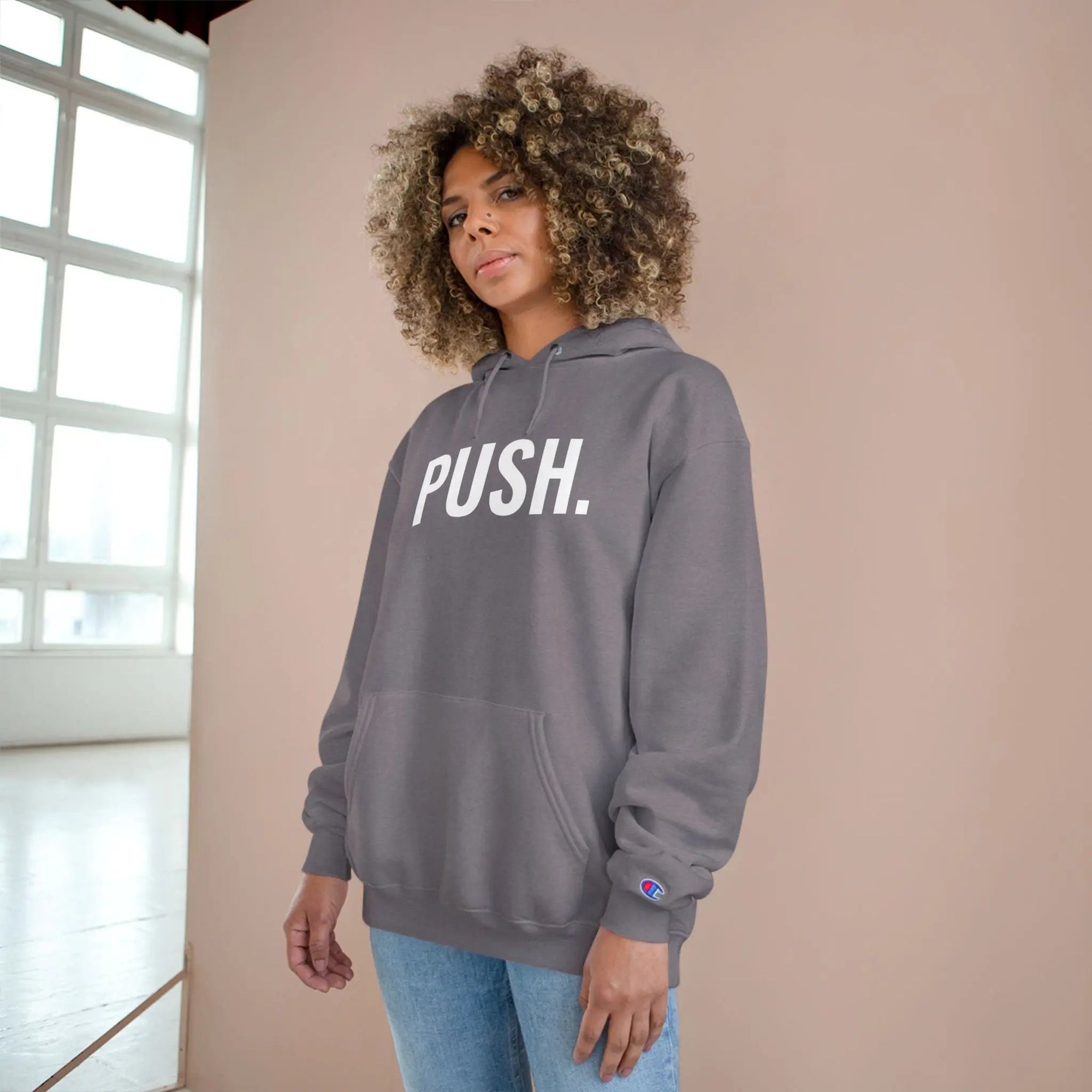 PUSH x Champion Hoodie ODMPOD