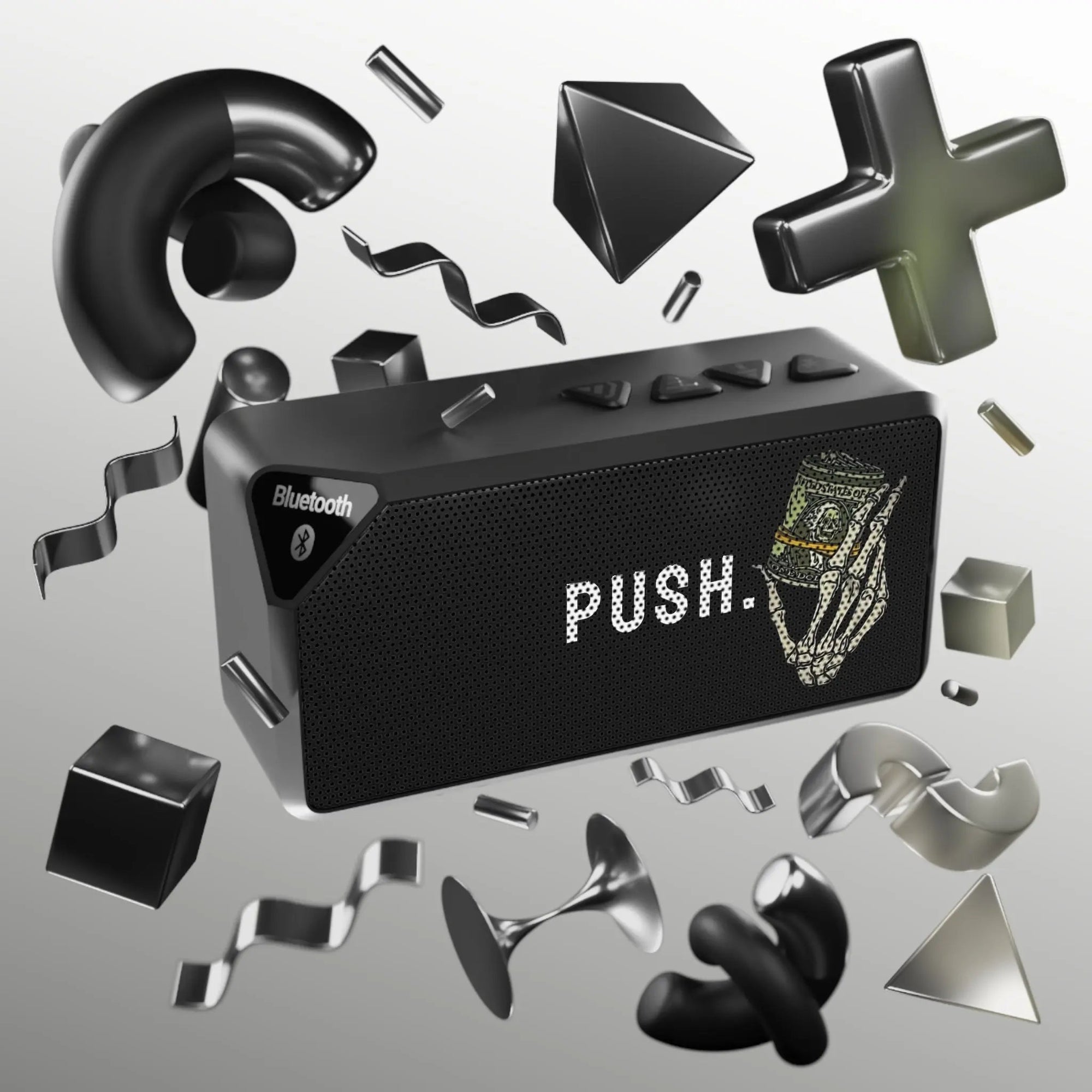 Wireless PUSH Bluetooth Speaker Printify