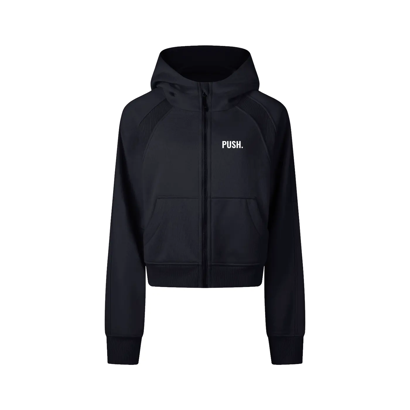 Cropped Zip-Through Hoodie ODMPOD