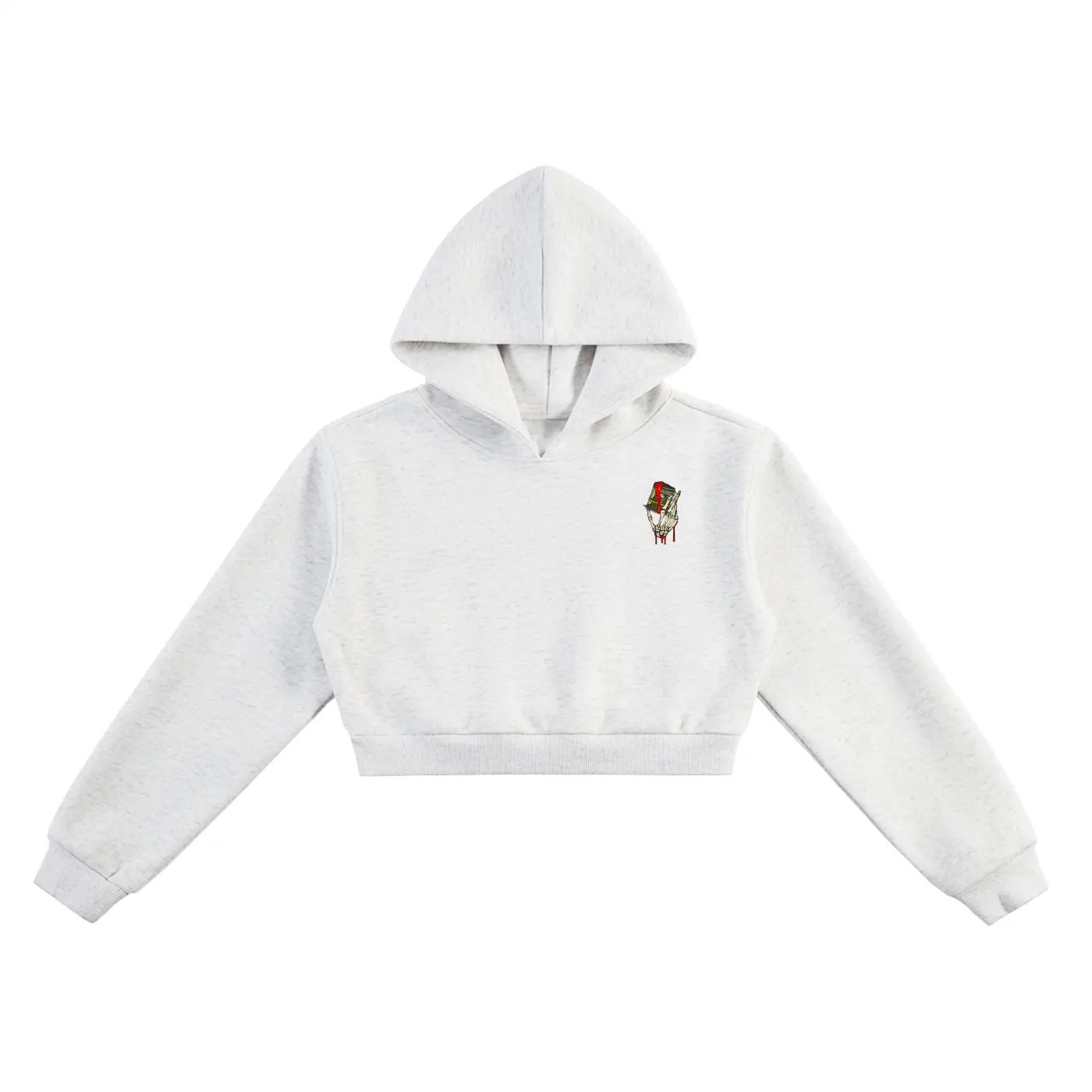 Blood Money Cropped Hoodie ODMPOD