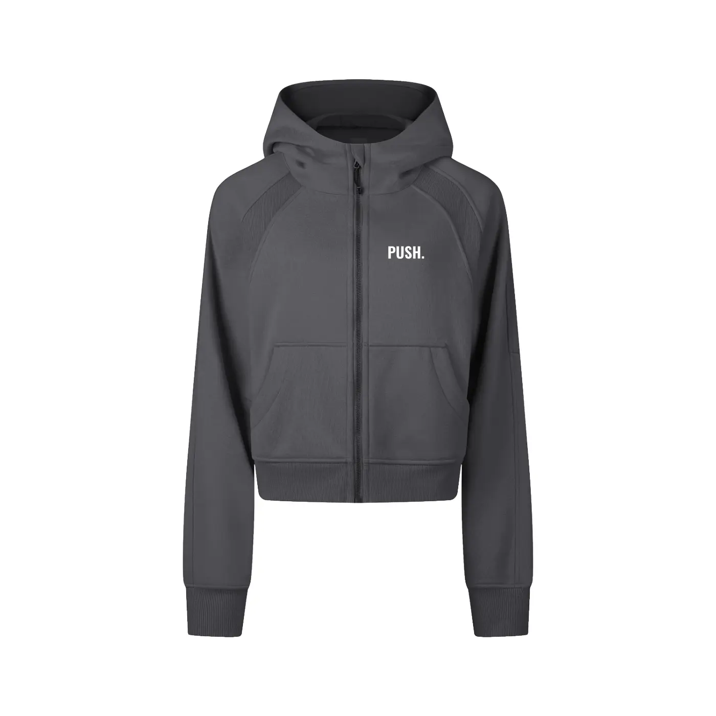 Cropped Zip-Through Hoodie ODMPOD