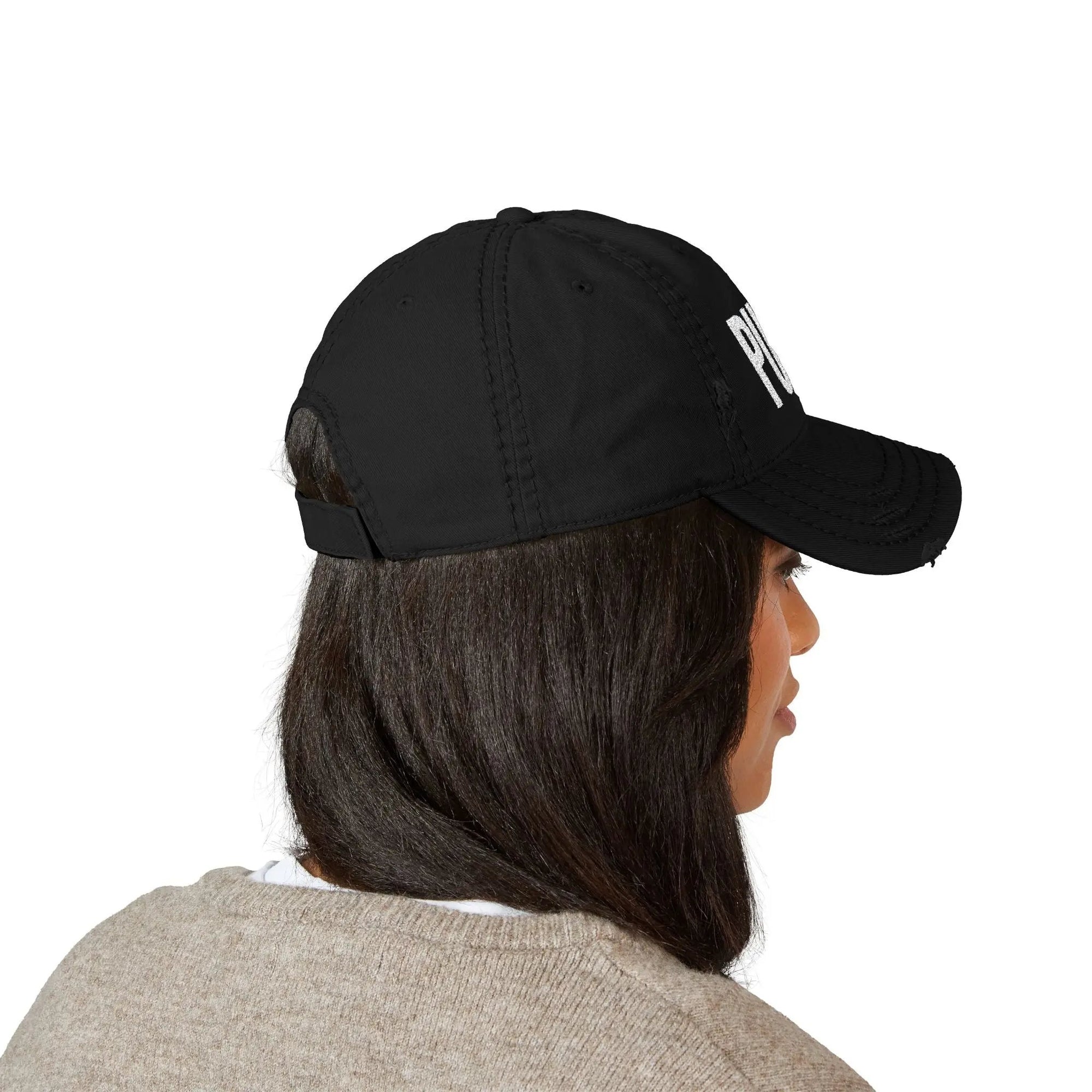 Distressed Dad PUSH Hat (Embroidery) Printify