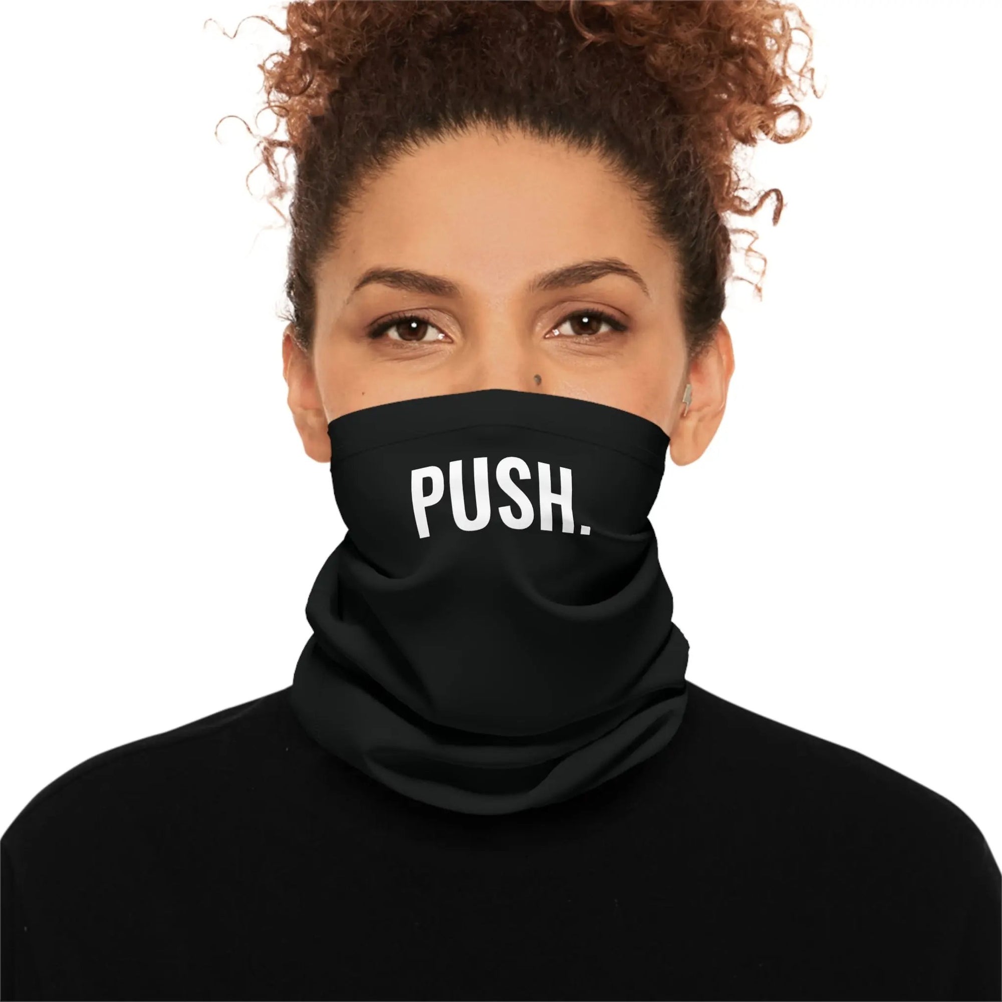 Midweight PUSH Neck Gaiter Printify