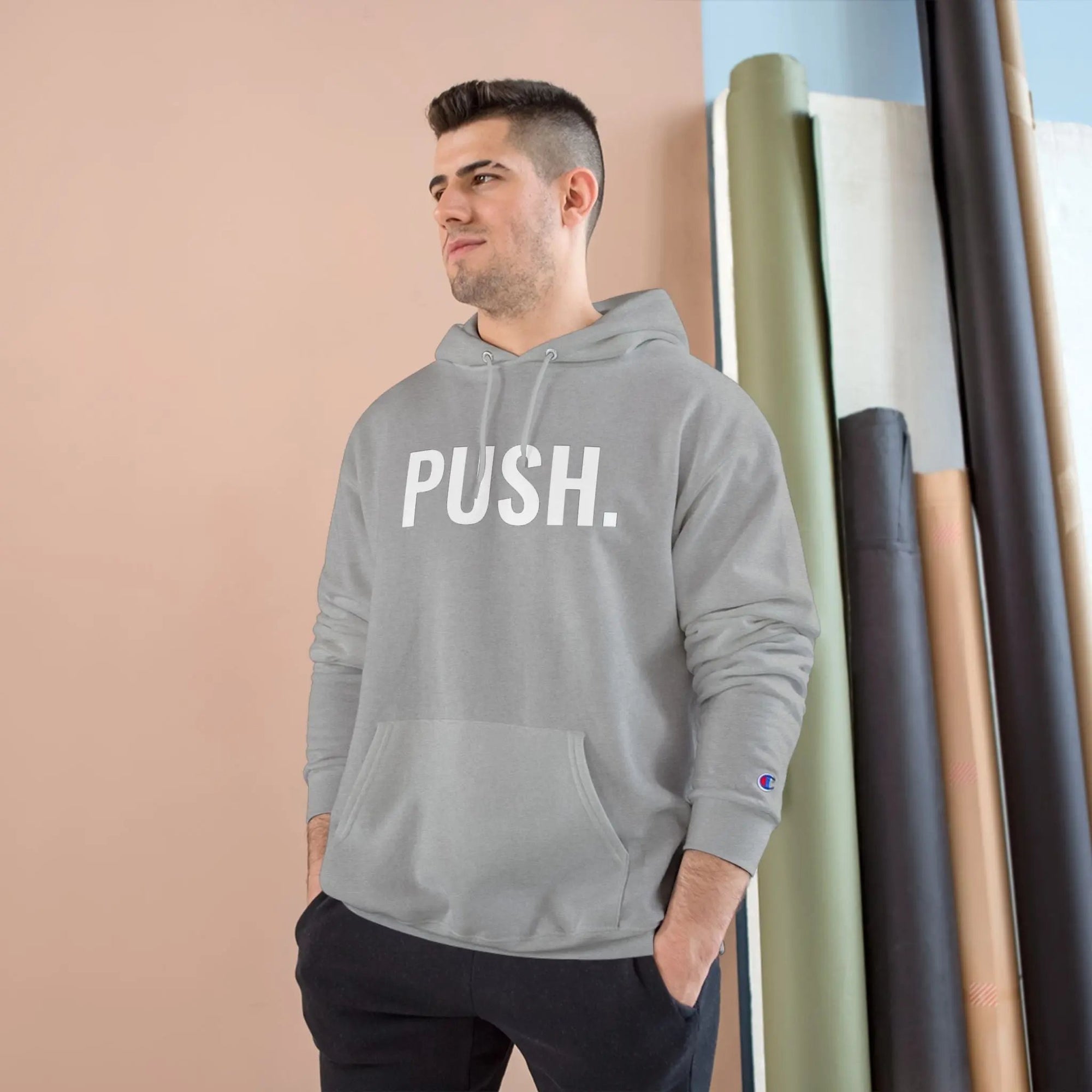 PUSH x Champion Hoodie ODMPOD
