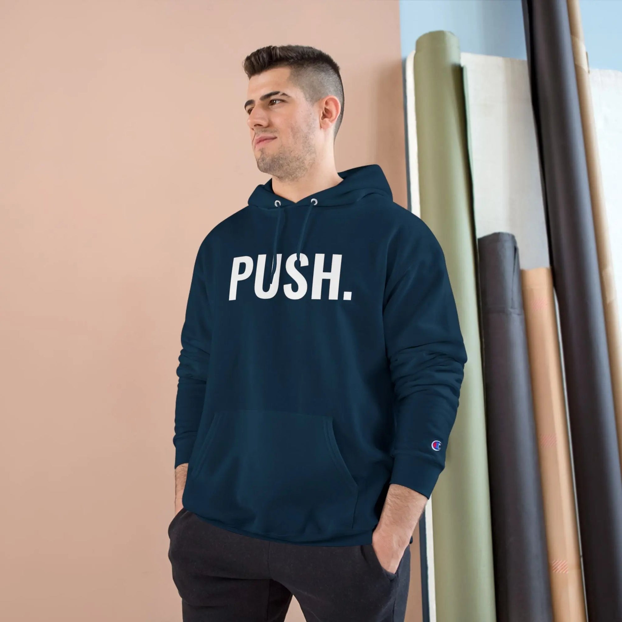 PUSH x Champion Hoodie ODMPOD