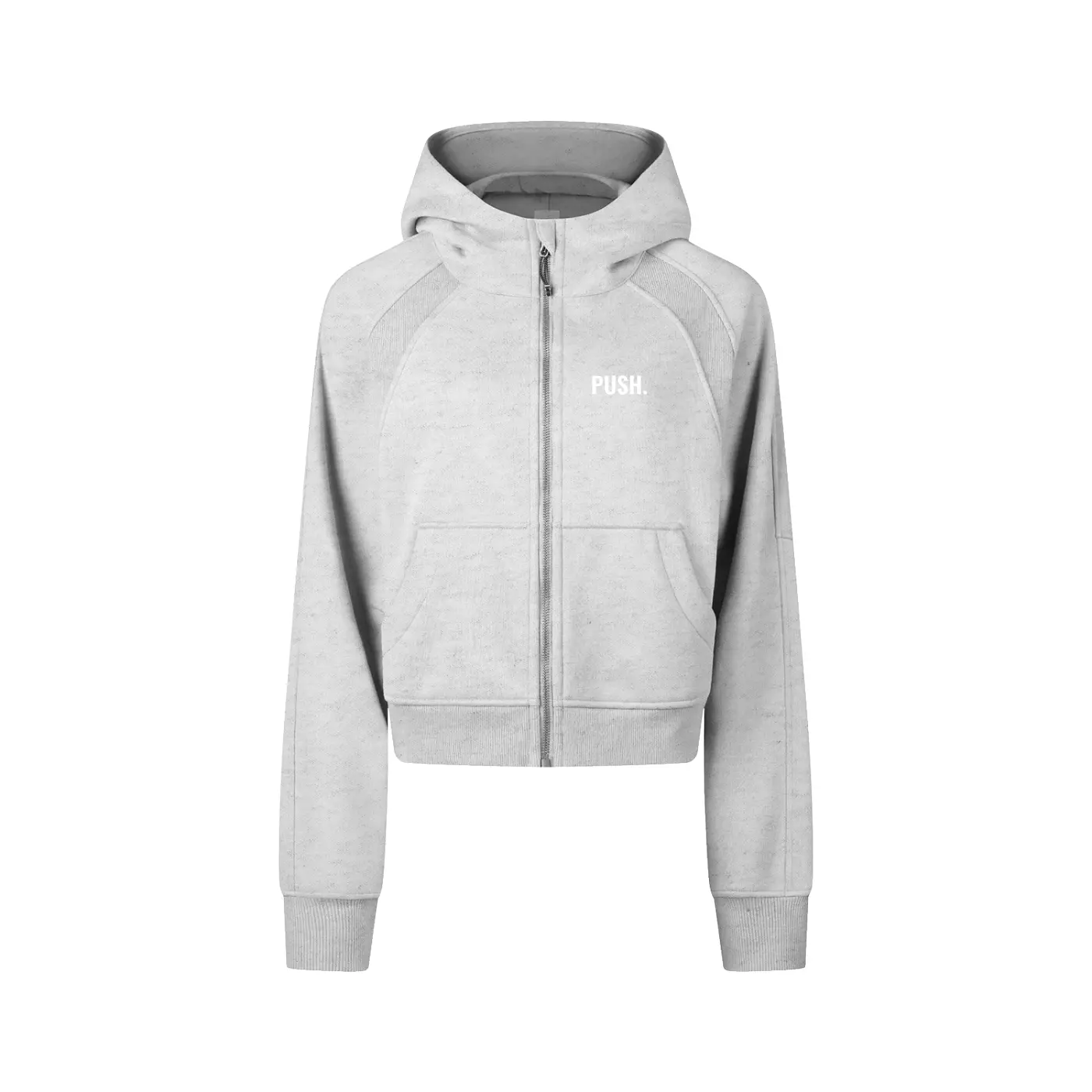 Cropped Zip-Through Hoodie ODMPOD