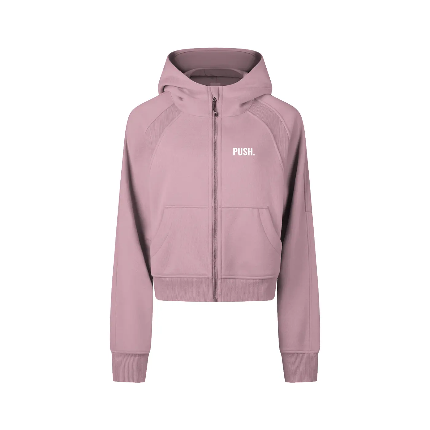 Cropped Zip-Through Hoodie ODMPOD