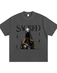 SACRED Vintage Washed Frayed T-Shirt ODMPOD