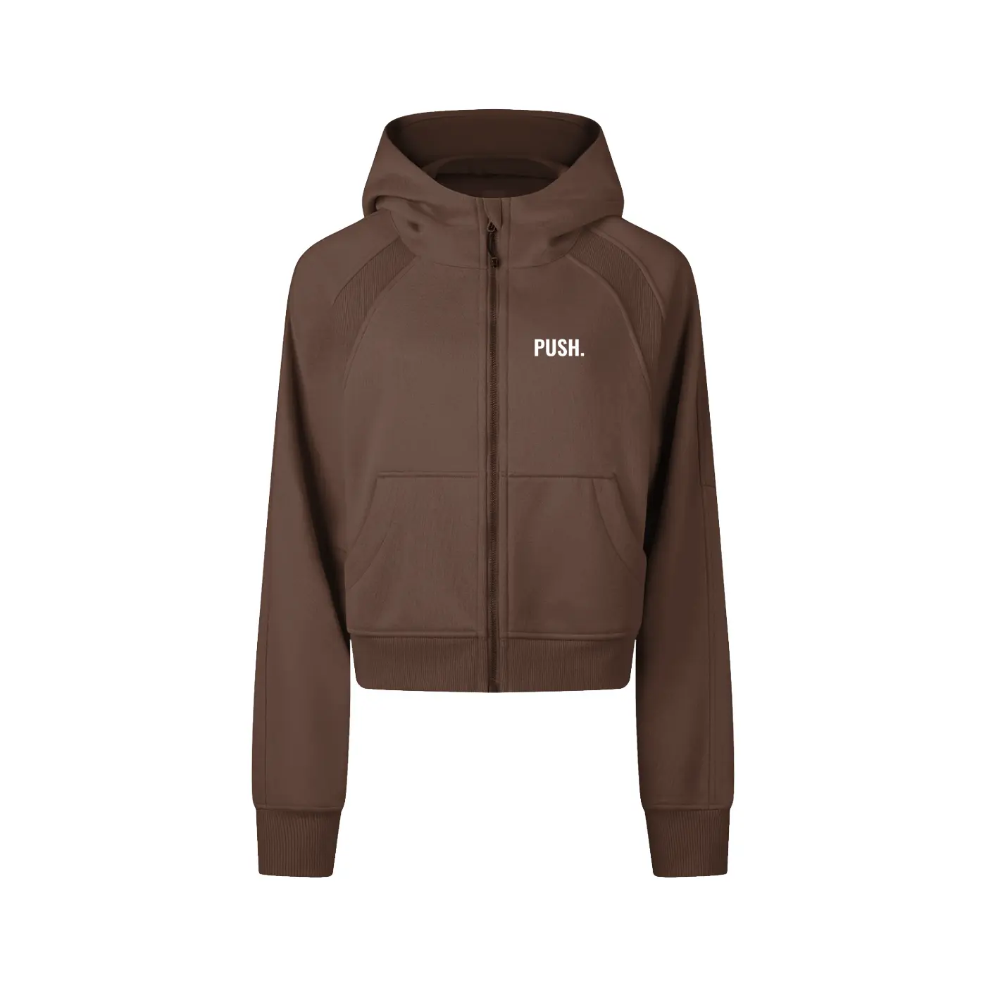 Cropped Zip-Through Hoodie ODMPOD