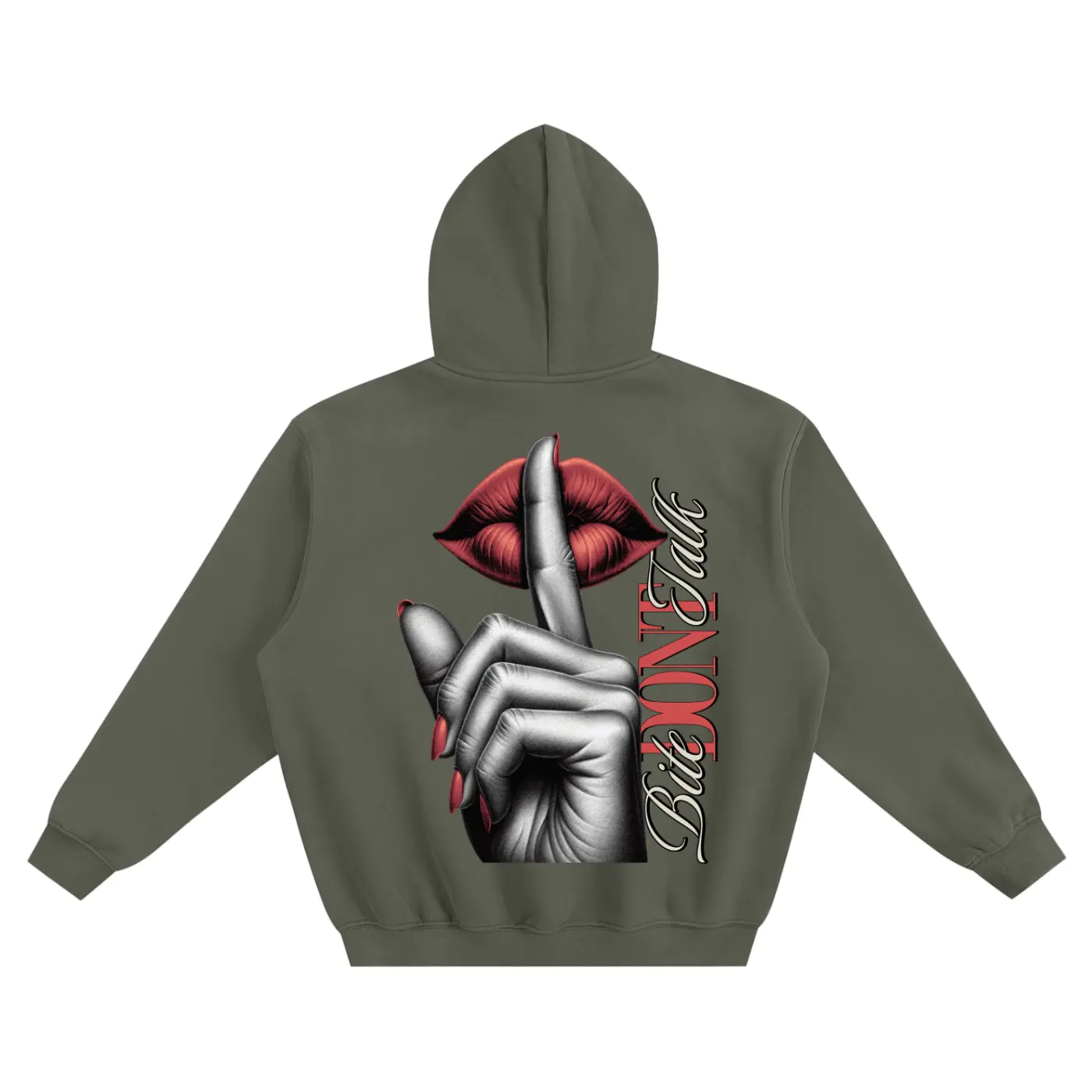 Cherry Kiss Fleeced Boxy Hoodie ODMPOD