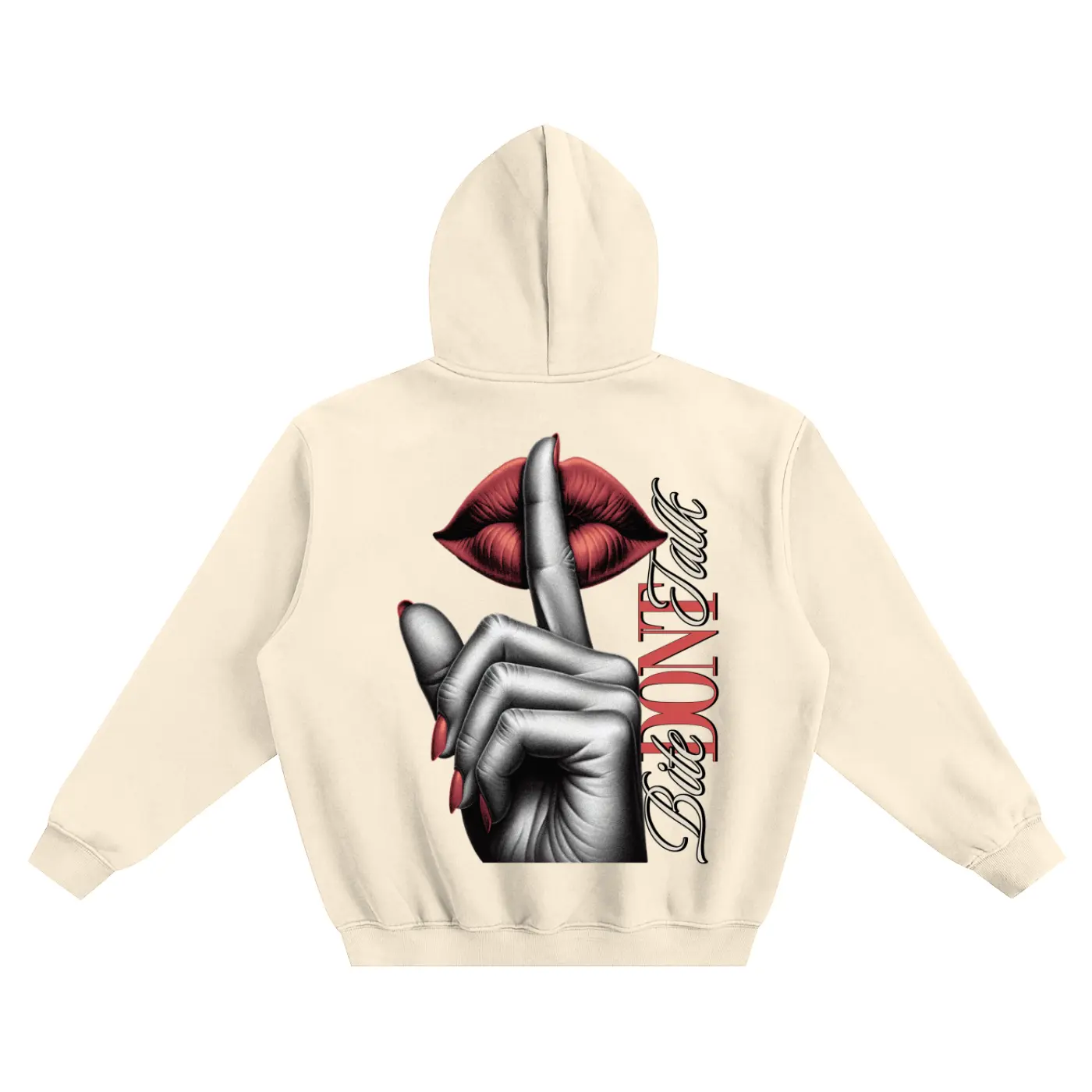 Cherry Kiss Fleeced Boxy Hoodie ODMPOD