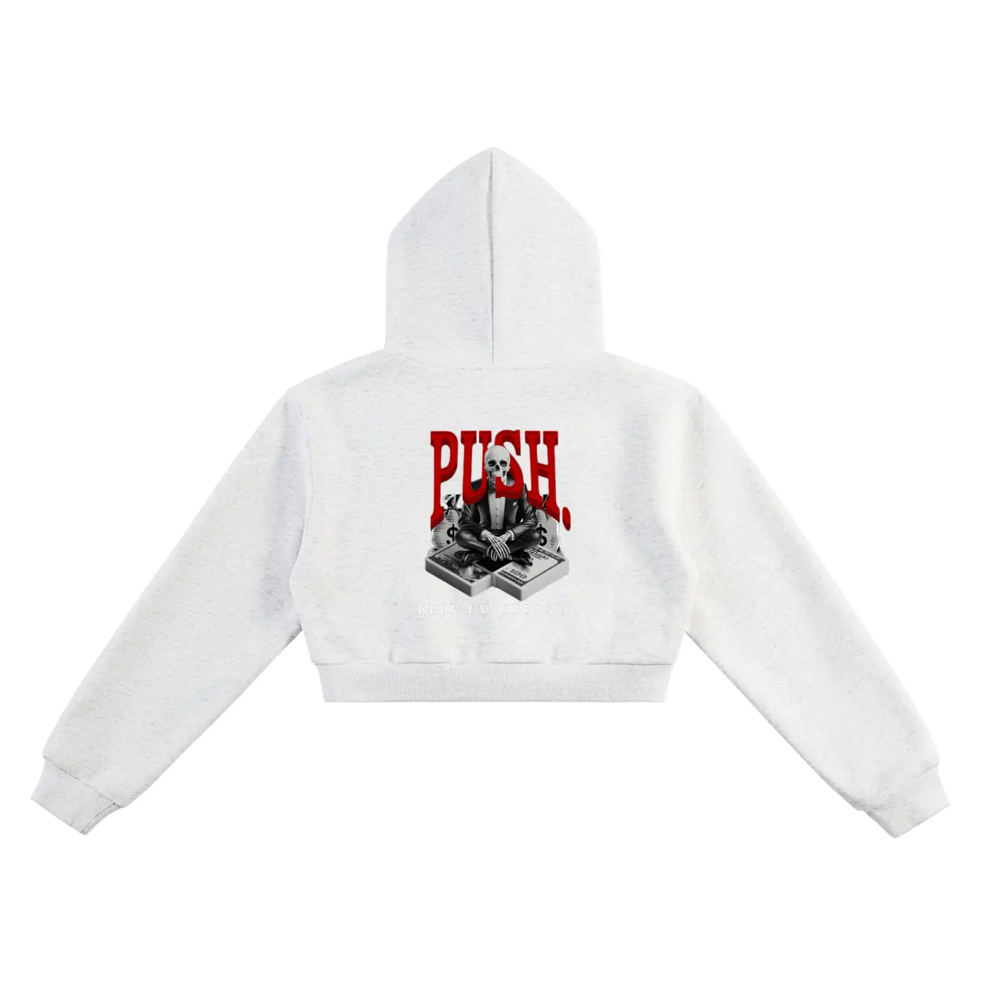 Blood Money Cropped Hoodie ODMPOD