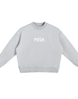 PUSH Fleece Side Slit Crewneck Sweatshirt ODMPOD