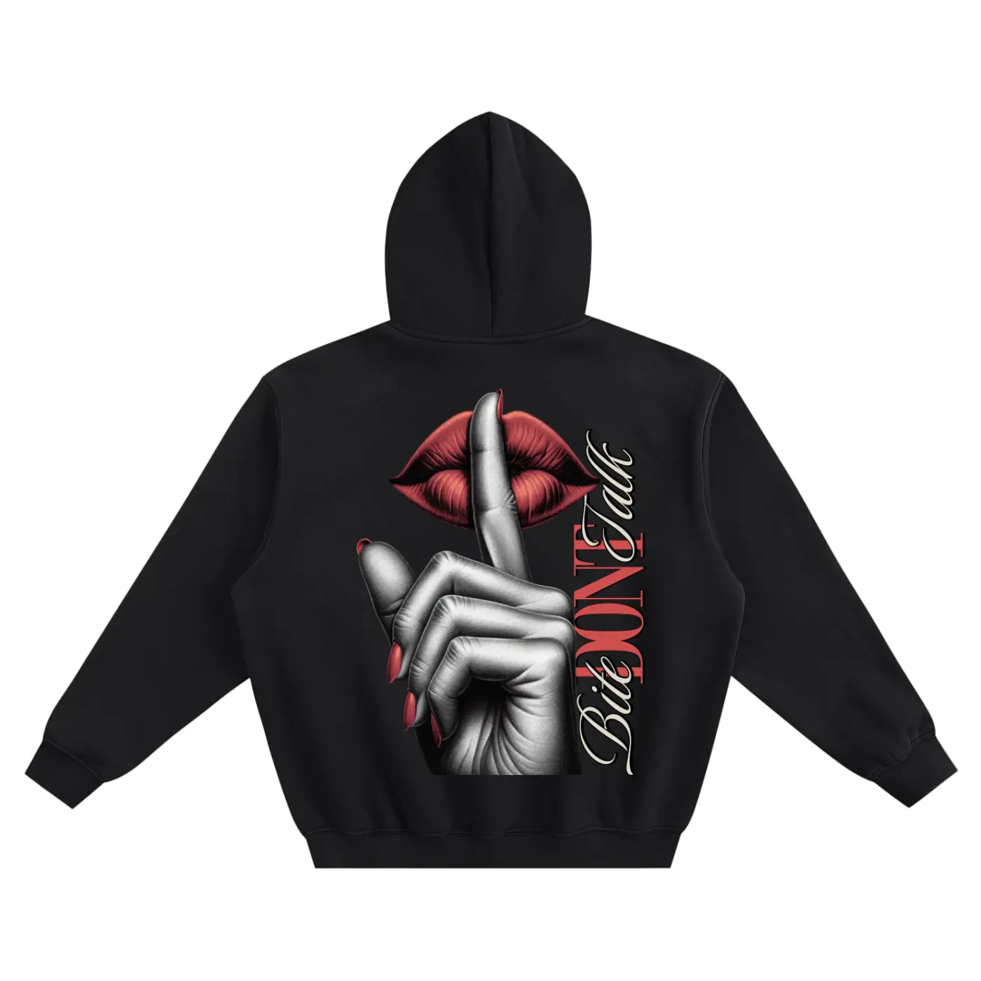 Cherry Kiss Fleeced Boxy Hoodie ODMPOD