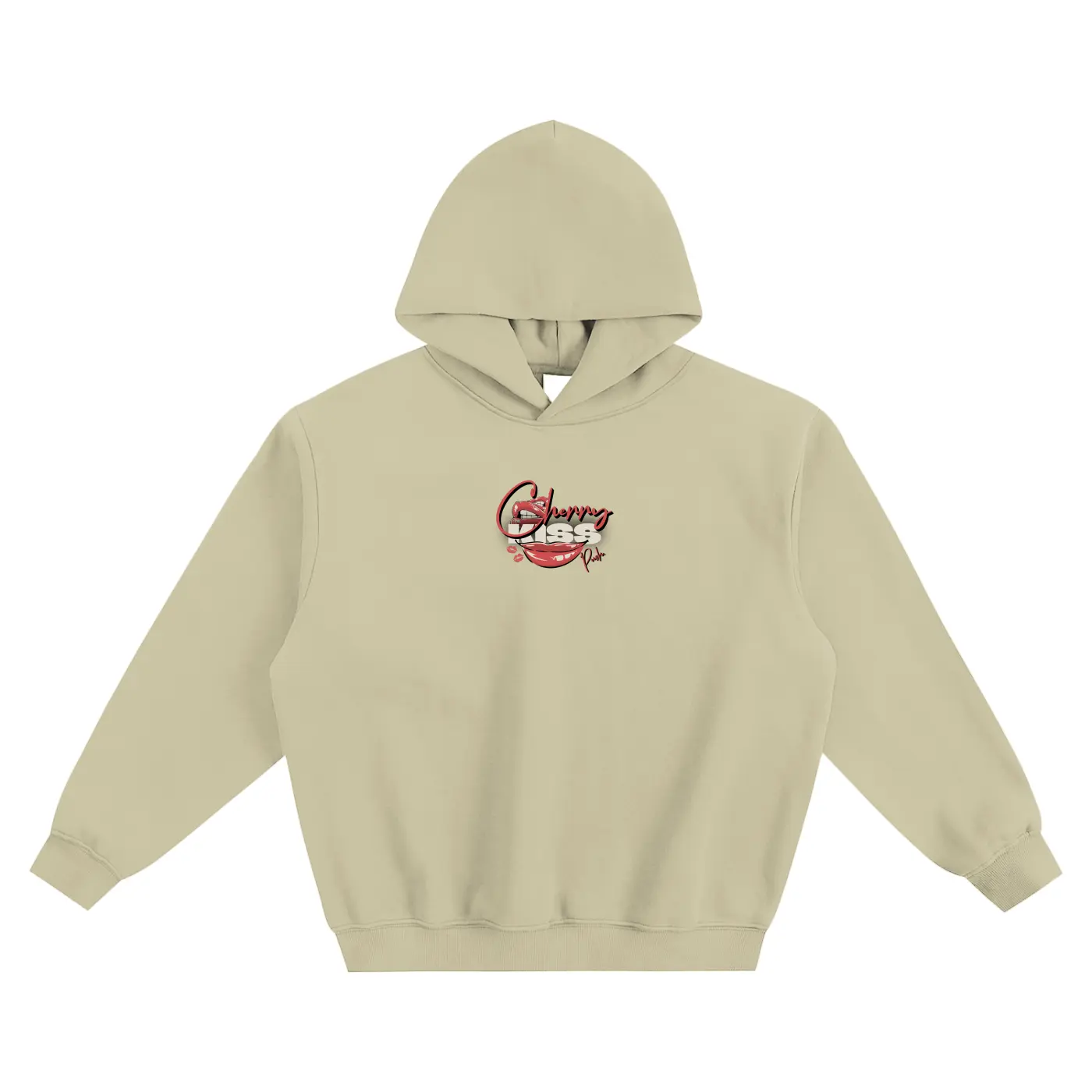 Cherry Kiss Fleeced Boxy Hoodie ODMPOD