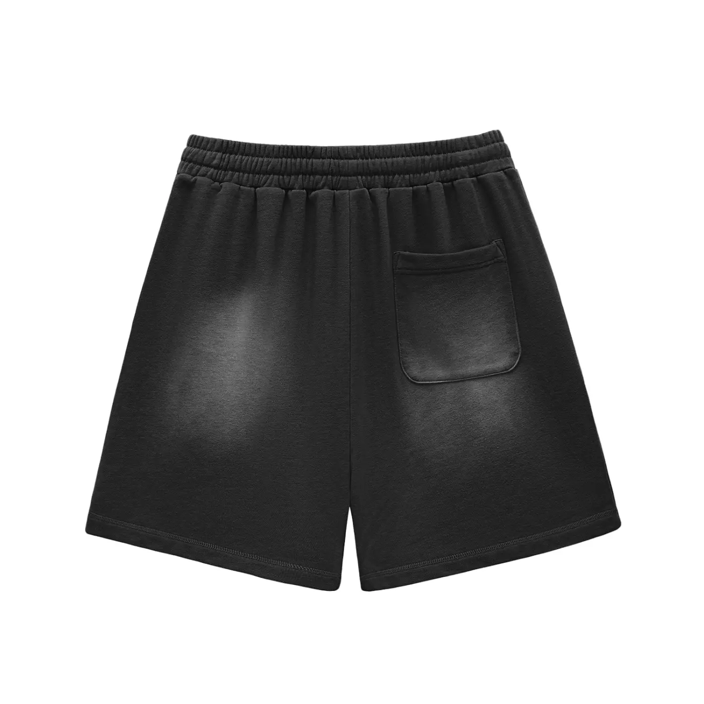 PUSH Sun Fade Raw Edge Cotton Shorts ODMPOD