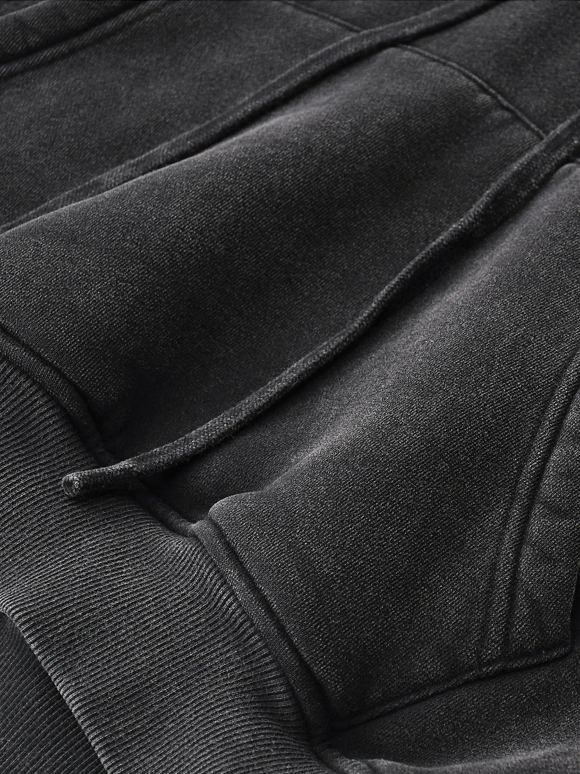 Teddy Slam Snow Washed Cropped Hoodie ODMPOD