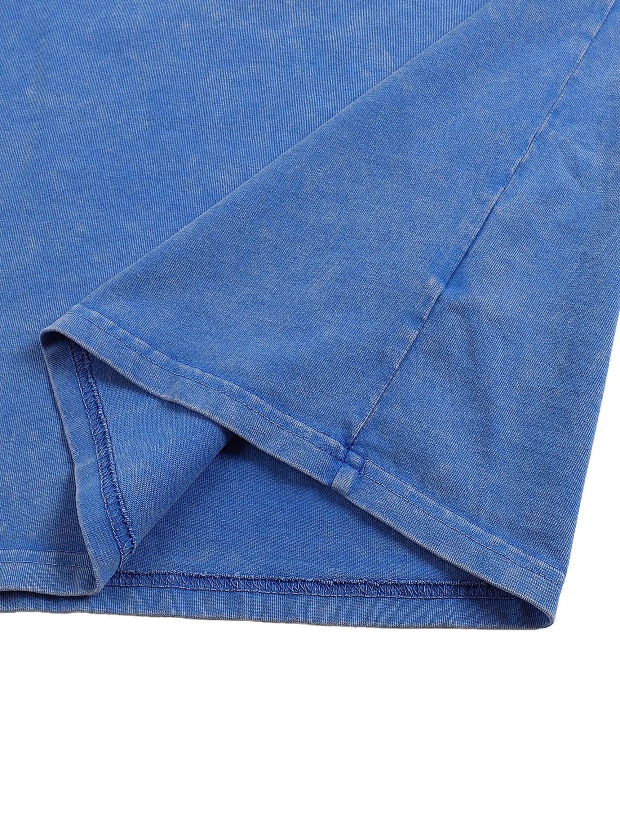 STATUE Snow Washed Oversized Cotton T-Shirt ODMPOD