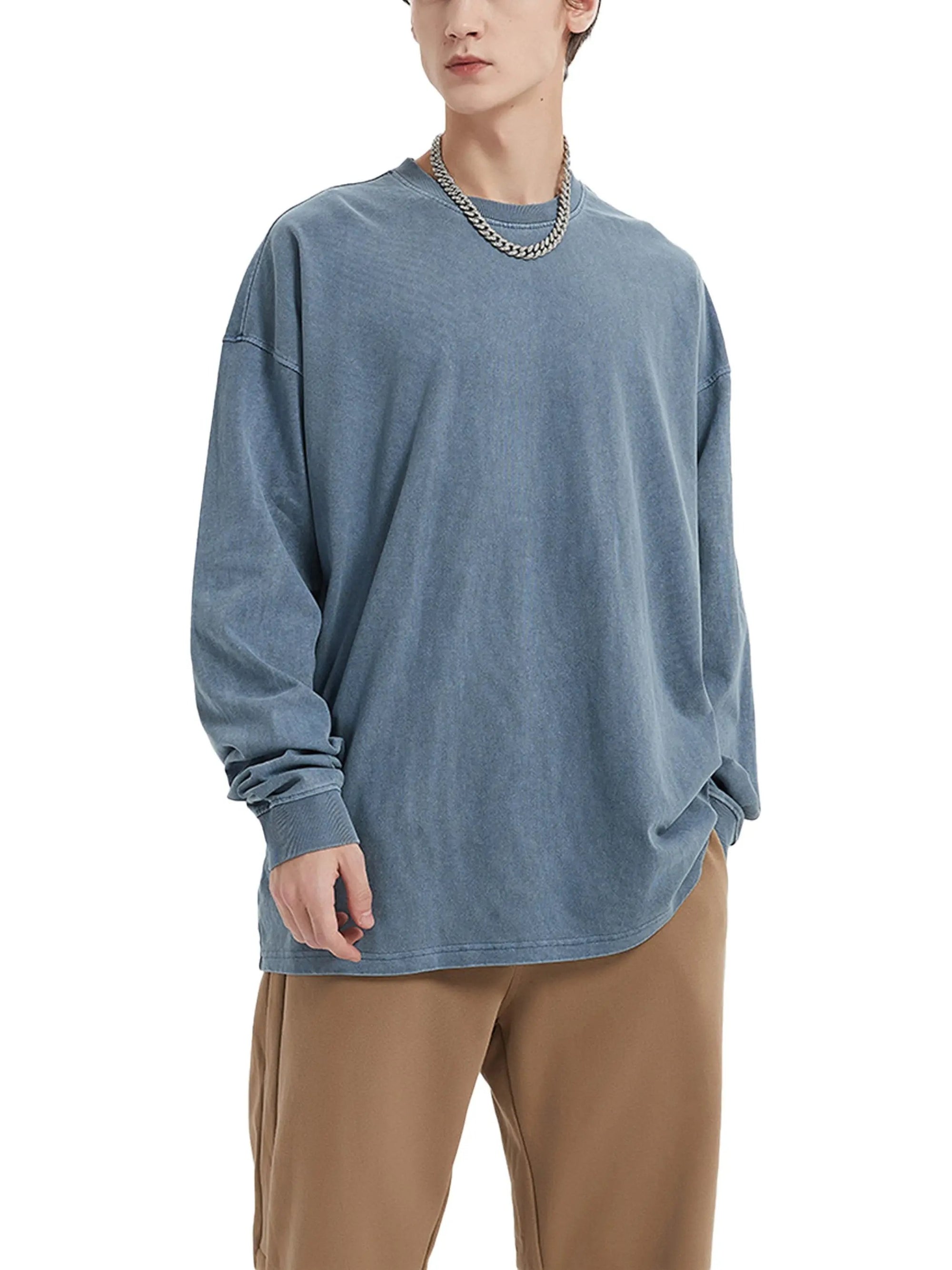 LOVELY, Vintage Washed Long Sleeve T-Shirt ODMPOD