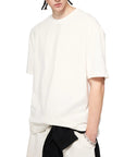 PUSH Sueded Cotton T-Shirt ODMPOD